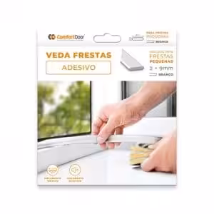 Veda Frestas Adesivo - Branco