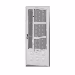 Porta de Giro Ideal - com Postigo e Grade Elo
