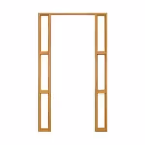 Batente Duplo para Porta de Giro - com visor 02 lados