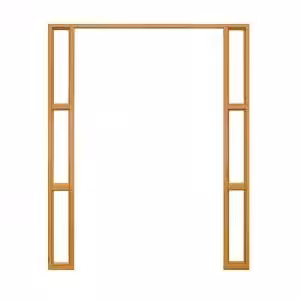Batente Duplo para Porta Pivotante - com visor 02 lados
