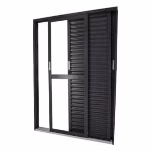 Porta balcão de correr CRV 03 folhas moveis