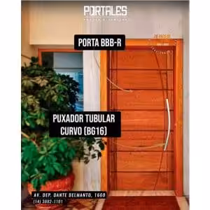 Porta BBB-R com friso arco