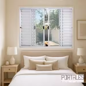 Veneziana de correr Classic - 06 folhas sem grade