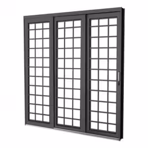 Porta de correr lateral CRV 03 folhas