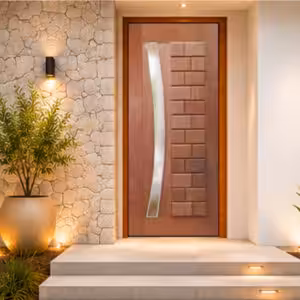 Porta Ibiza para vidro em arco