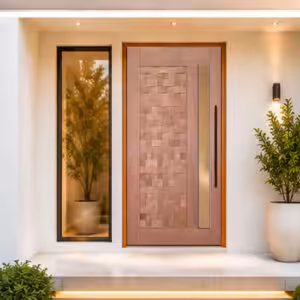 Porta Trançada para vidro reto