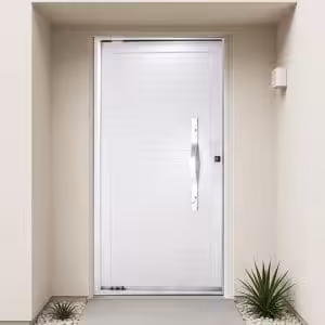Porta Pivotante Nobre - Lambri com puxador oval