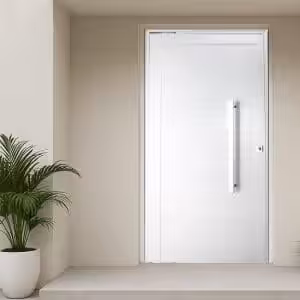 Porta Pivotante Nobre - Lambri com puxador reto