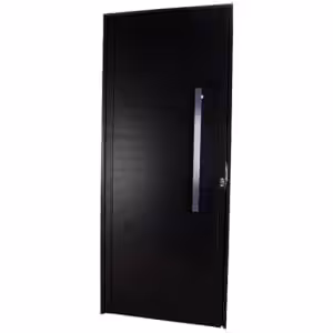 Porta de abrir Lambri com puxador reto - Nobre Black