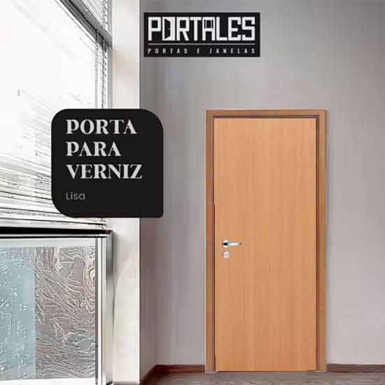 Porta lisa - Ipê champanhe