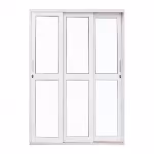 Porta de correr 3 folhas móveis Ideal