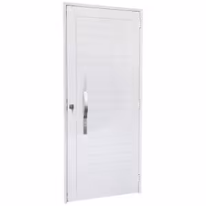 Porta de abrir Nobre lambri com puxador oval