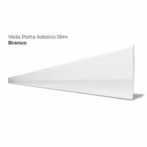 Veda Porta Adesivo - Slim - Branco