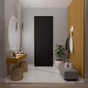 Porta de giro Classic Black - Lambri