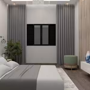 Veneziana de correr Nobre Black - 06 folhas sem grade