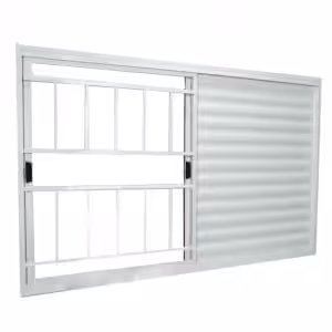 Veneziana de correr Standard - 03 folhas com grade