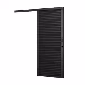 Porta de correr suspensa Nobre Black - Veneziana