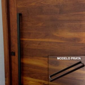 Puxador Prata - Garden preto