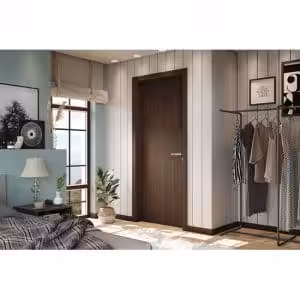 Kit Porta Pronta Dalcomad - Melamínico Amadeirado Ipê