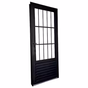Porta de giro Standard Alumínio Black - Postigo