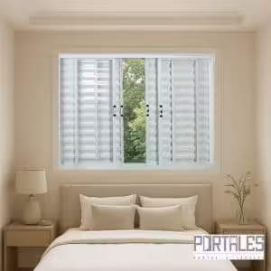 Veneziana de correr Standard - 06 folhas sem grade