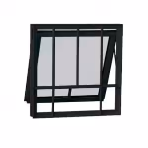 Maxim-ar Classic Plus Black - 01 seção com grade