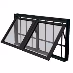 Maxim-ar Classic Plus Black - duas seções com grade