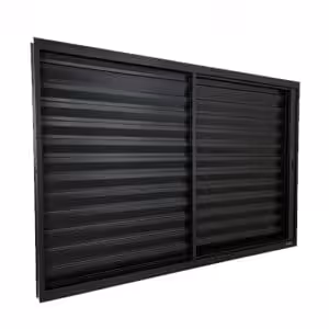 Veneziana de correr Classic Plus Black - 03 folhas sem grade