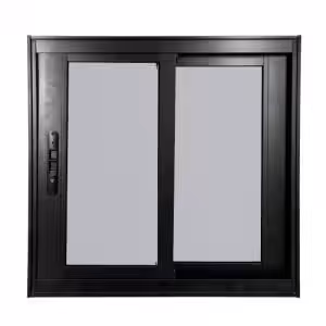 Janela de correr Nobre Black - 02 folhas pequena vidro miniboreal