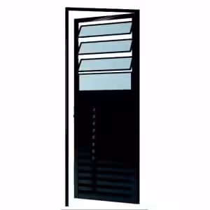 Porta de giro Perfilare L25 Black - Basculante