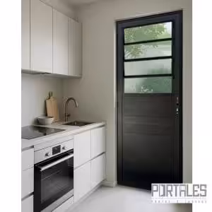Porta de giro Perfilare L25 Black - Lambri Basculante