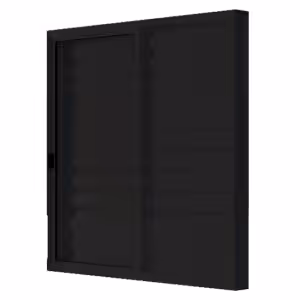 Veneziana de correr Modular Black - 03 folhas sem grade