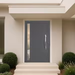 Porta Pivotante L25 Black - com visor lateral